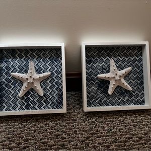 2 matching square decor for room $10 for both
